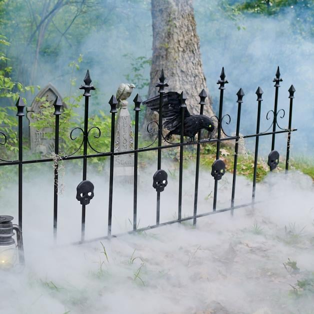 Skull Metal Fence | Best 2020 Halloween Decor at Grandin ...