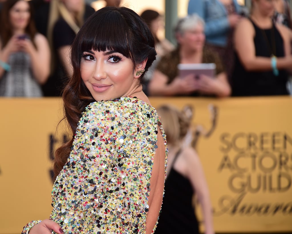Jackie Cruz dazzled on the red carpet at the 2015 SAG Awards in LA.