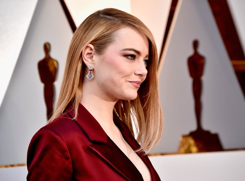 Emma Stone's Louis Vuitton Earrings in 2018