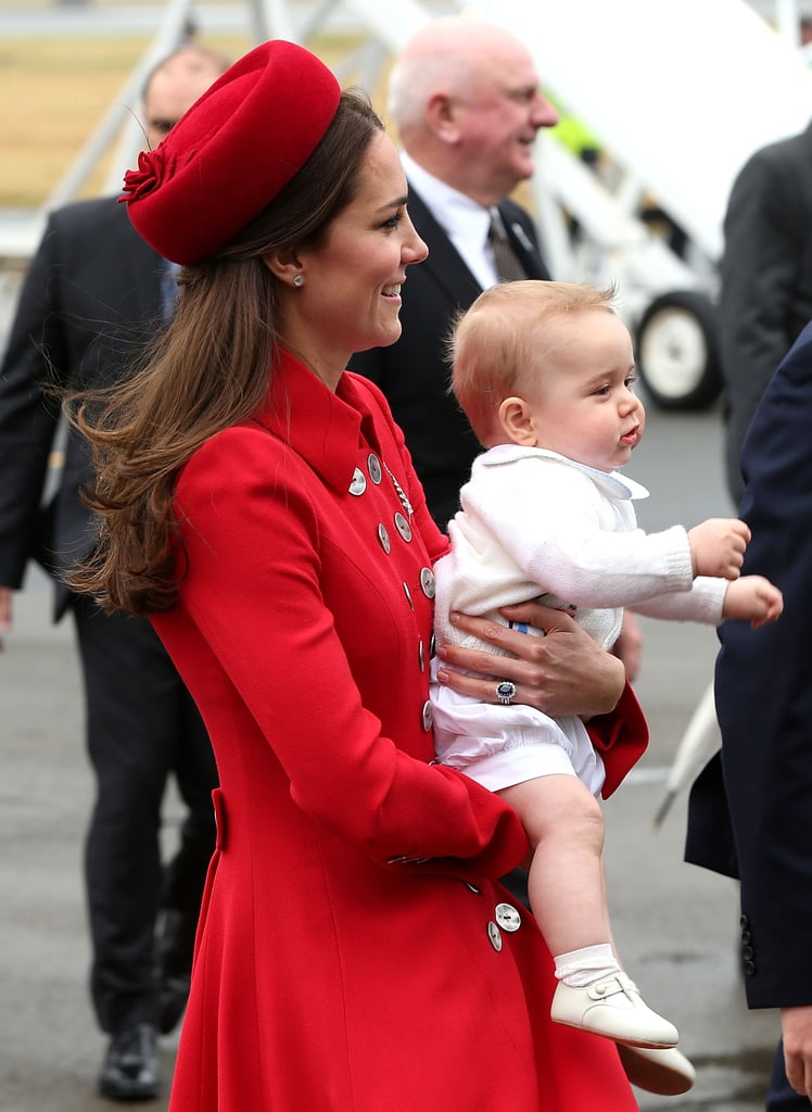 Kate Middleton and Prince William Start Tour With George