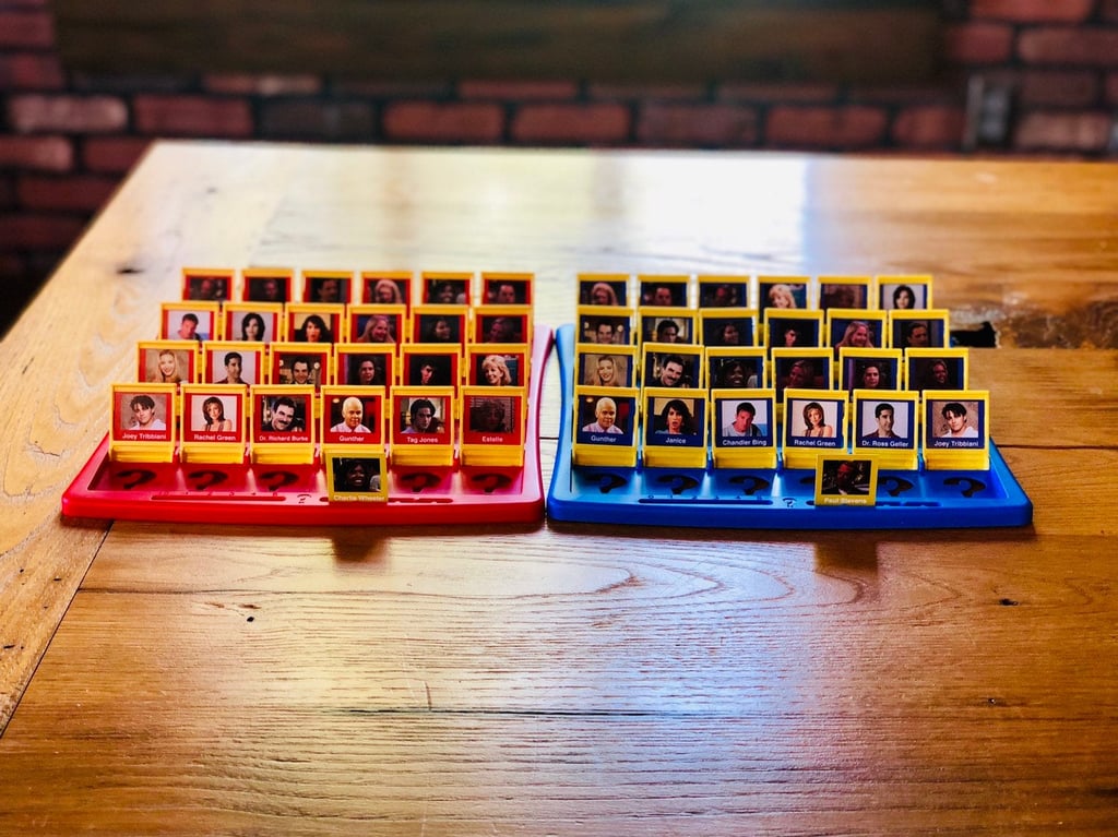 Shop the Friends Guess Who? Board Game Printable Files on Etsy