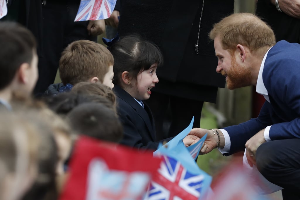 Prince Harry at St. Vincent's Catholic Primary School 2019