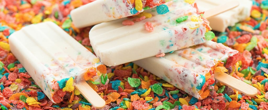 Coconut Milk and Fruity Pebbles Popsicles Recipe