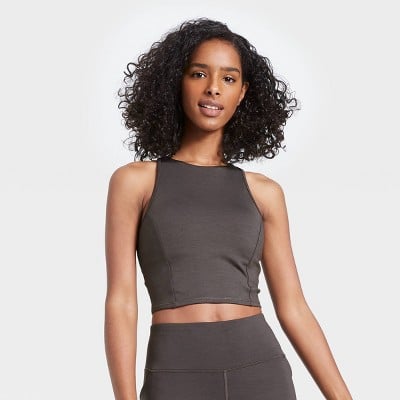 In Motion Ribbed Sports Bra