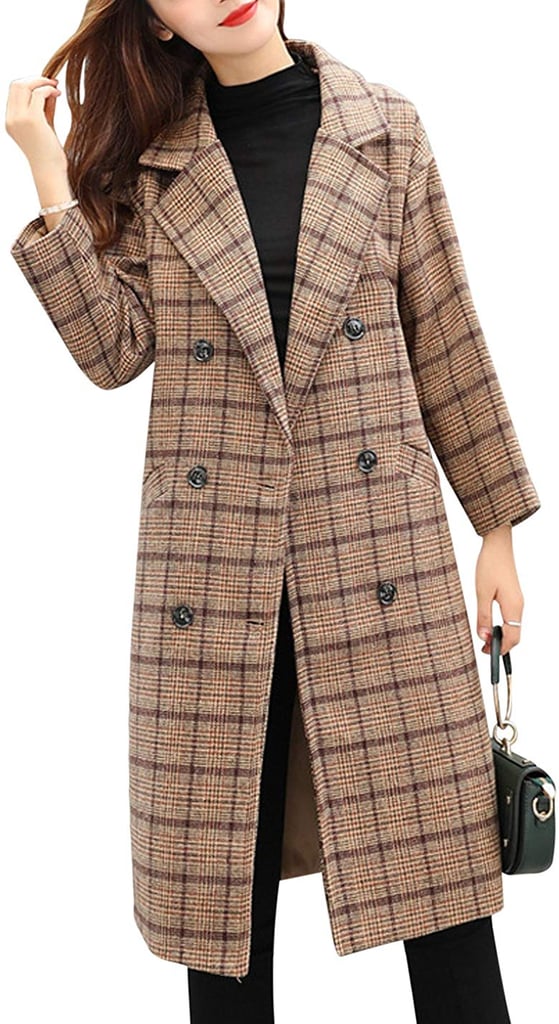 The Classiest Plaid Coat