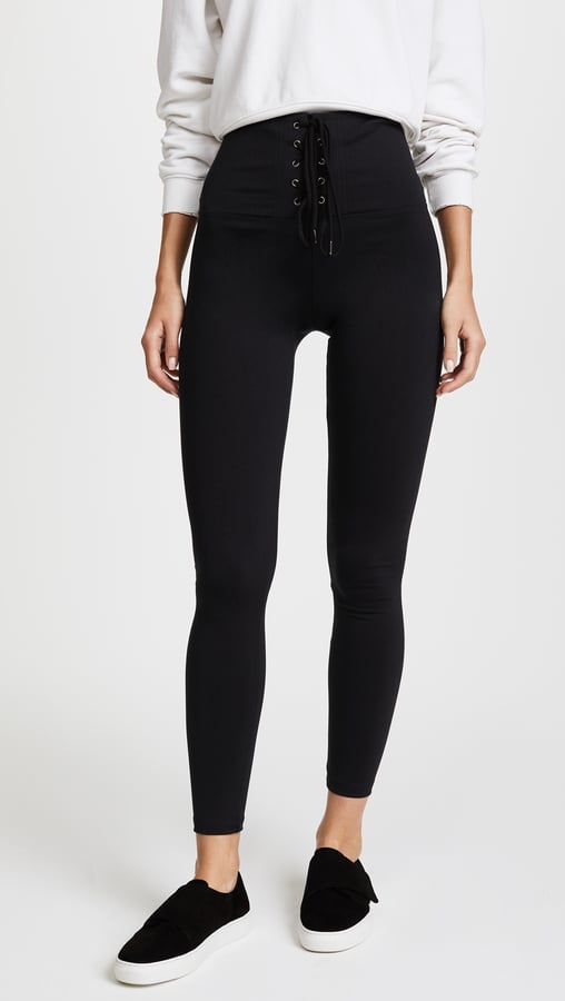 Lace-up leggings