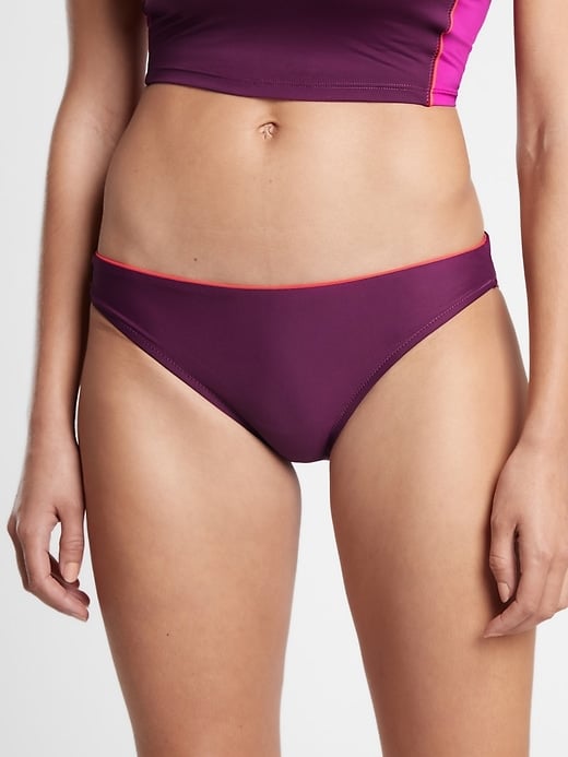 Athleta Colorblock Entwined Medium Bikini Bottom