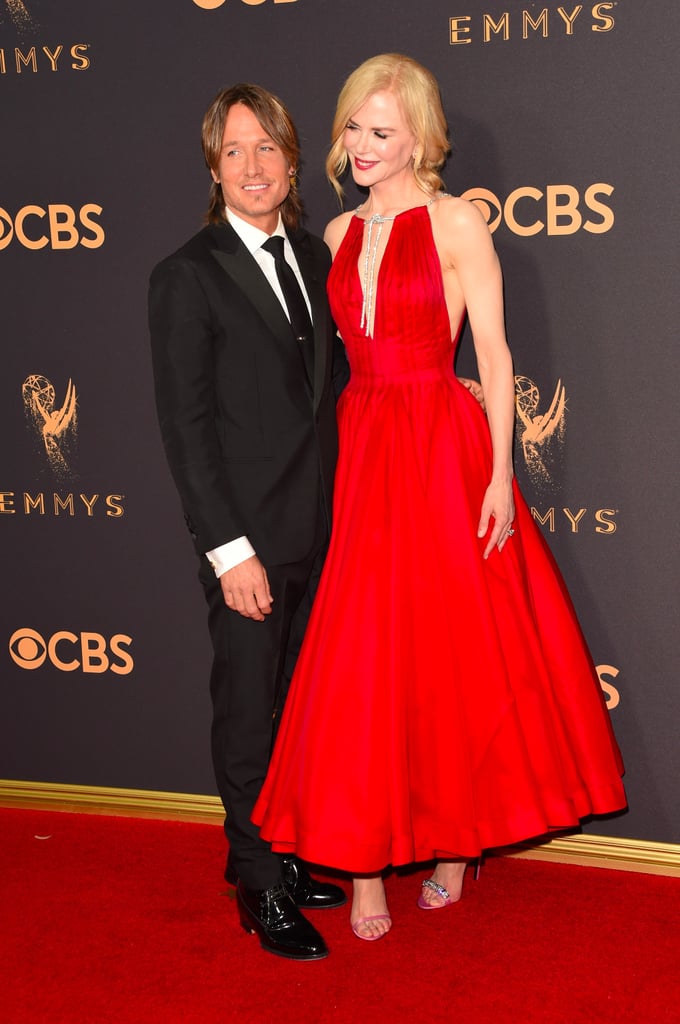 Nicole Kidman and Keith Urban at the 2017 Emmys