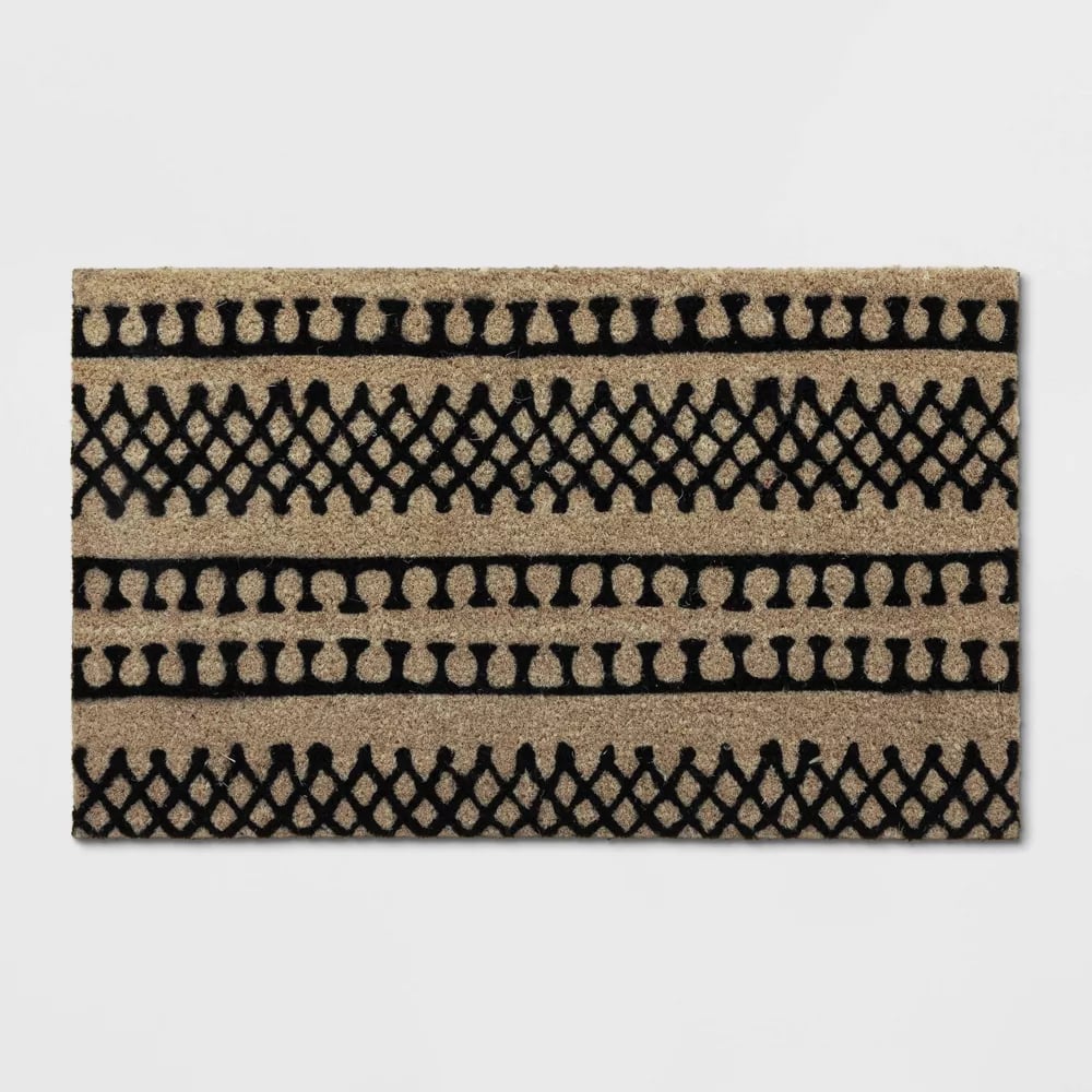 If You Love a Pattern: Project 62 Stripe Tufted Doormat Black