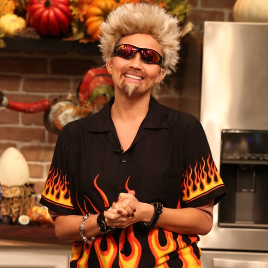 Chrissy Teigen Dressed as Guy Fieri For Halloween 2015