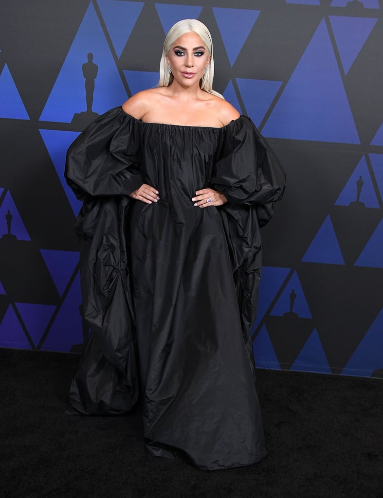 Lady Gaga Valentino Dress at Govenors Awards November 2018