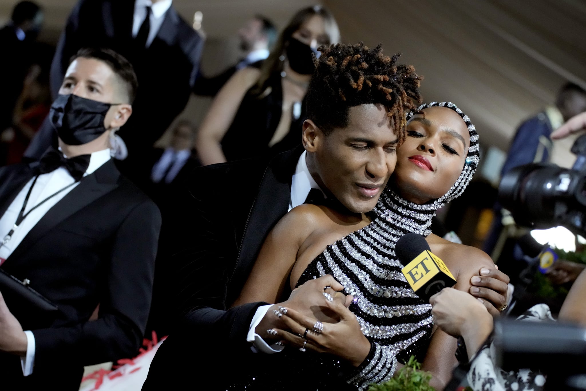 NEW YORK, NEW YORK - MAY 02: (L-R) Jon Batiste and Janelle Monáe attend The 2022 Met Gala Celebrating 