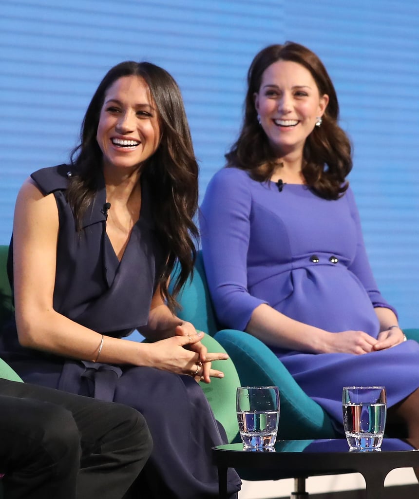 Meghan Markle and Kate Middleton Wearing Blue