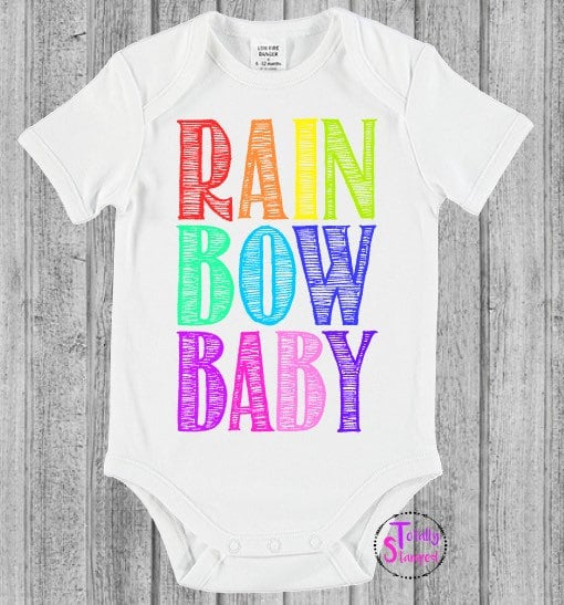 Rainbow Baby Onesie Rainbow Baby Onesies POPSUGAR Moms Photo 3