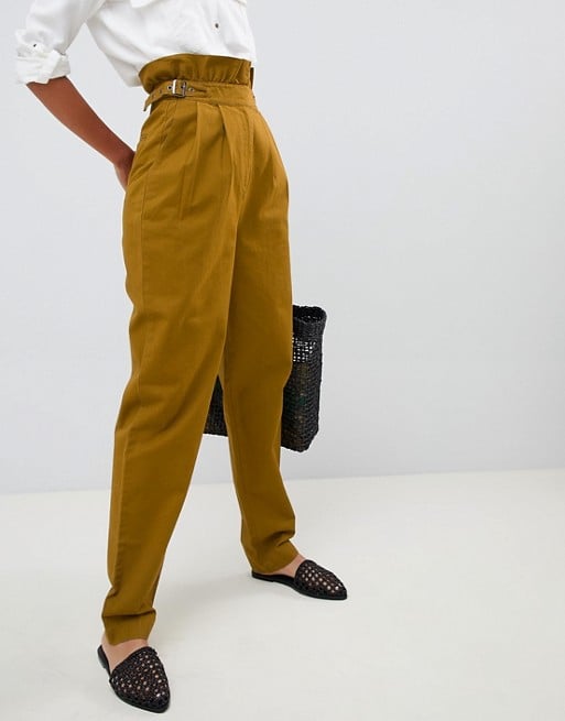 ASOS DESIGN Tall Paper Bag Waist Pants 