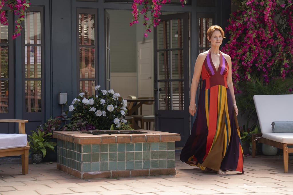 Miranda Hobbes's Colourful Striped Dress in "And Just Like That" Season 2, Episode 1