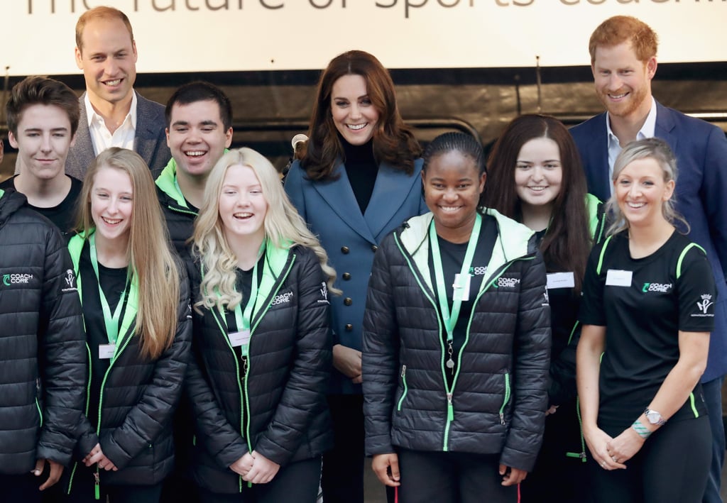 Prince William and Kate Middleton at Coach Core Graduation ...