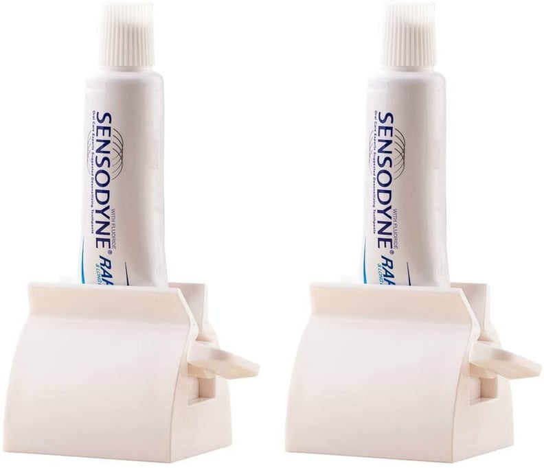 RAYNAG 2 Pack Bathroom Rolling Tube Toothpaste Squeezer Dispenser