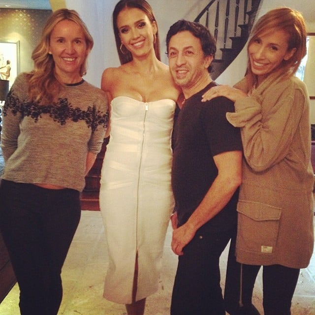 Jessica Alba thanked her glam squad for "werking" their magic.
Source: Instagram user jessicaalba