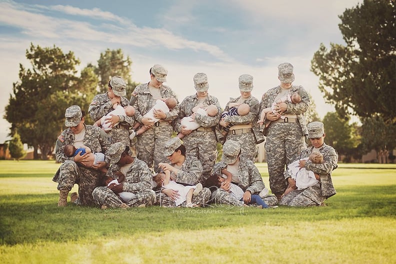 The Mother Who Photographed These Military Servicewomen Breastfeeding
