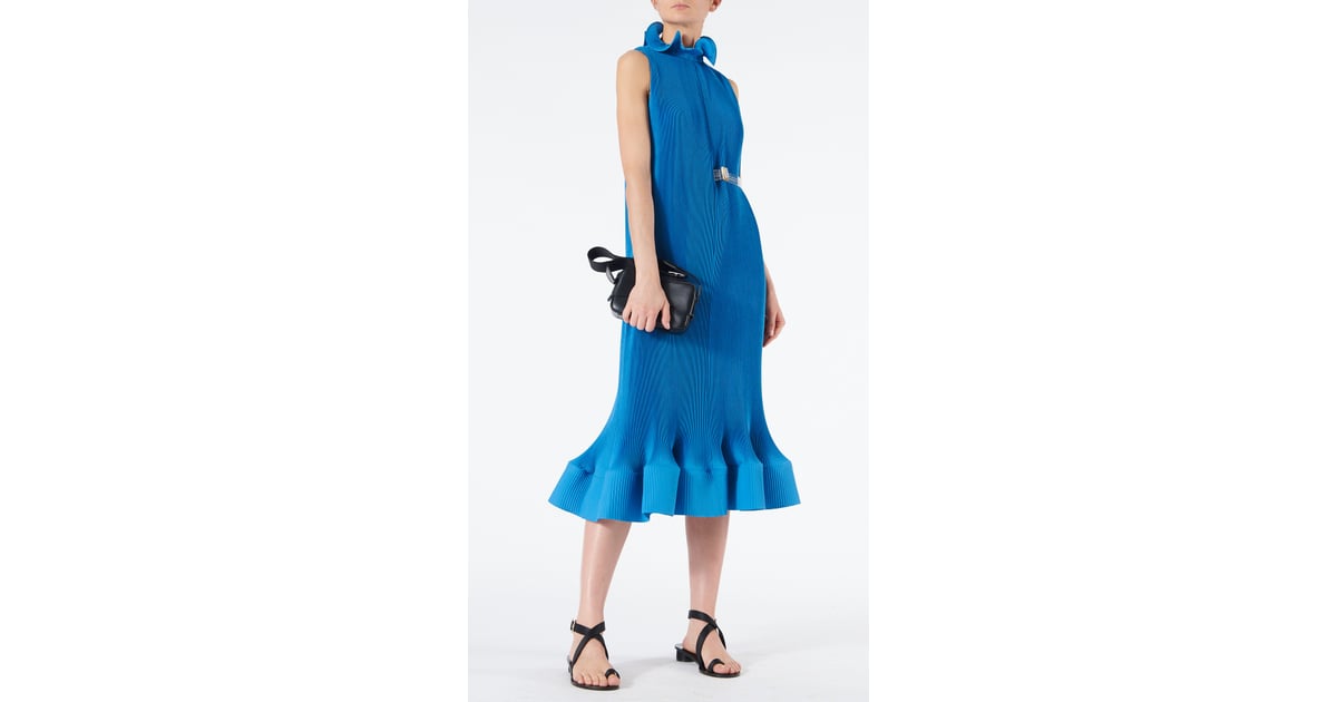 Tibi Pleated Sleeveless Dress with 