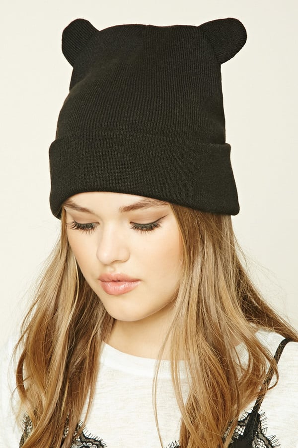 Bear ears beanie for adults