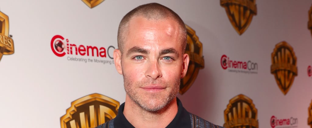 Chris Pine Cuts Off Hair and Beard March 2017