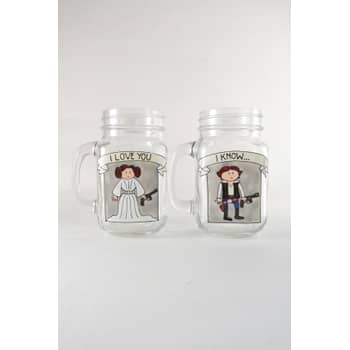 Star Wars Couple Water Bottle Set Han and Leia I Love You I -  Hong Kong