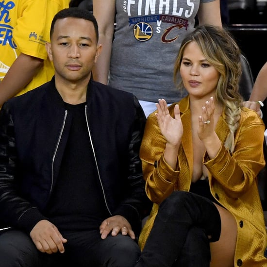 Chrissy Teigen's Outfit at NBA Finals 2016