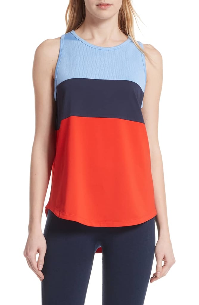 Tory Sport Colorblock Performance Tank
