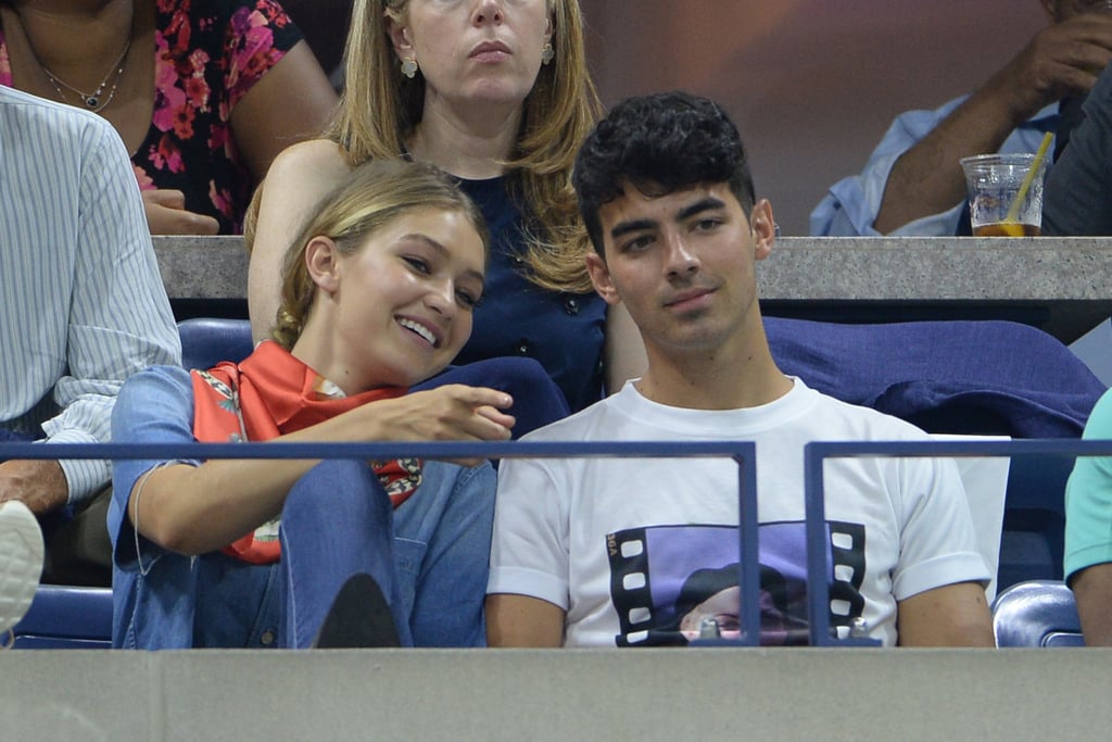 Kendall Jenner, Gigi Hadid, and Joe Jonas US Open Pictures
