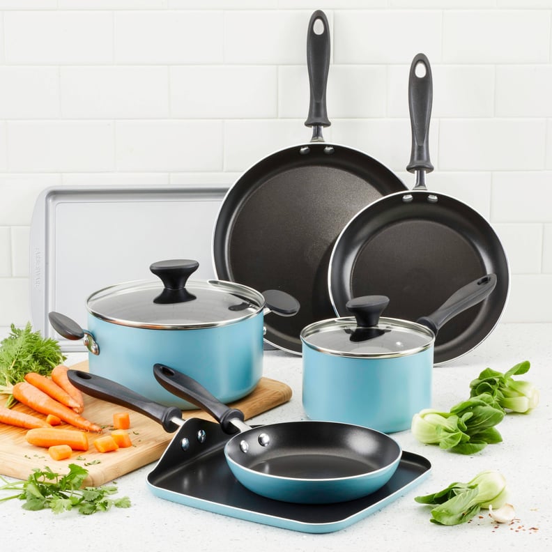 For Cooking: Farberware Reliance Aluminum Nonstick Cookware Set