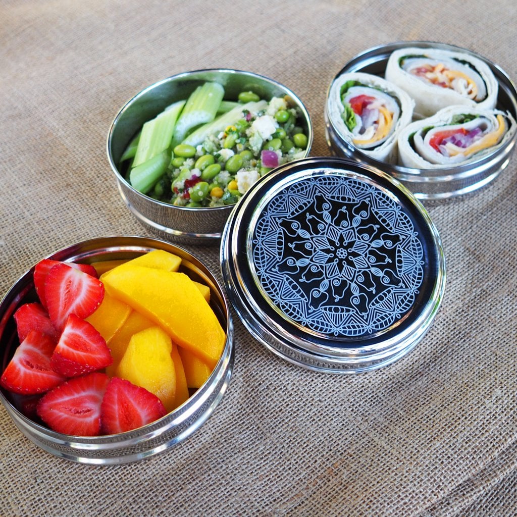 ECOluncbox Mandala Tri Bento