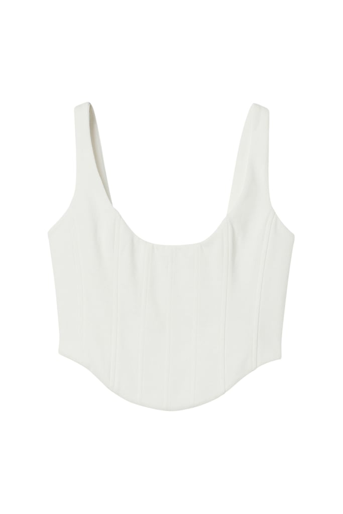 Brock Collection x H&M Cotton Corset-Style Top