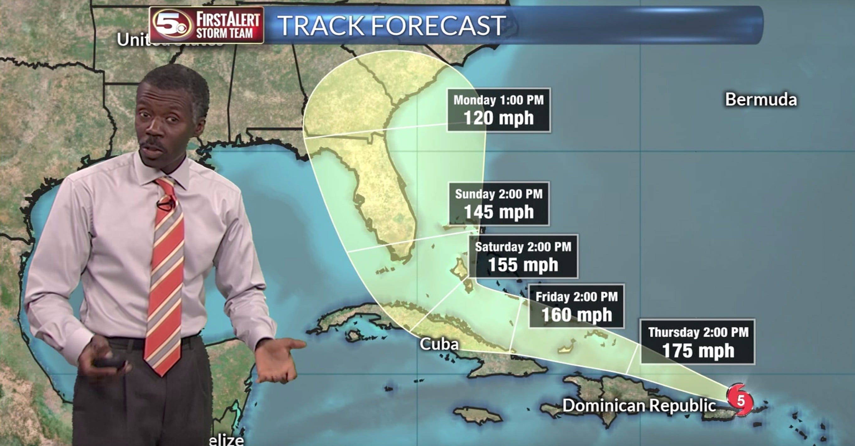 Best Weatherman Ever Alan Sealls Covers Hurricane Irma | PS News