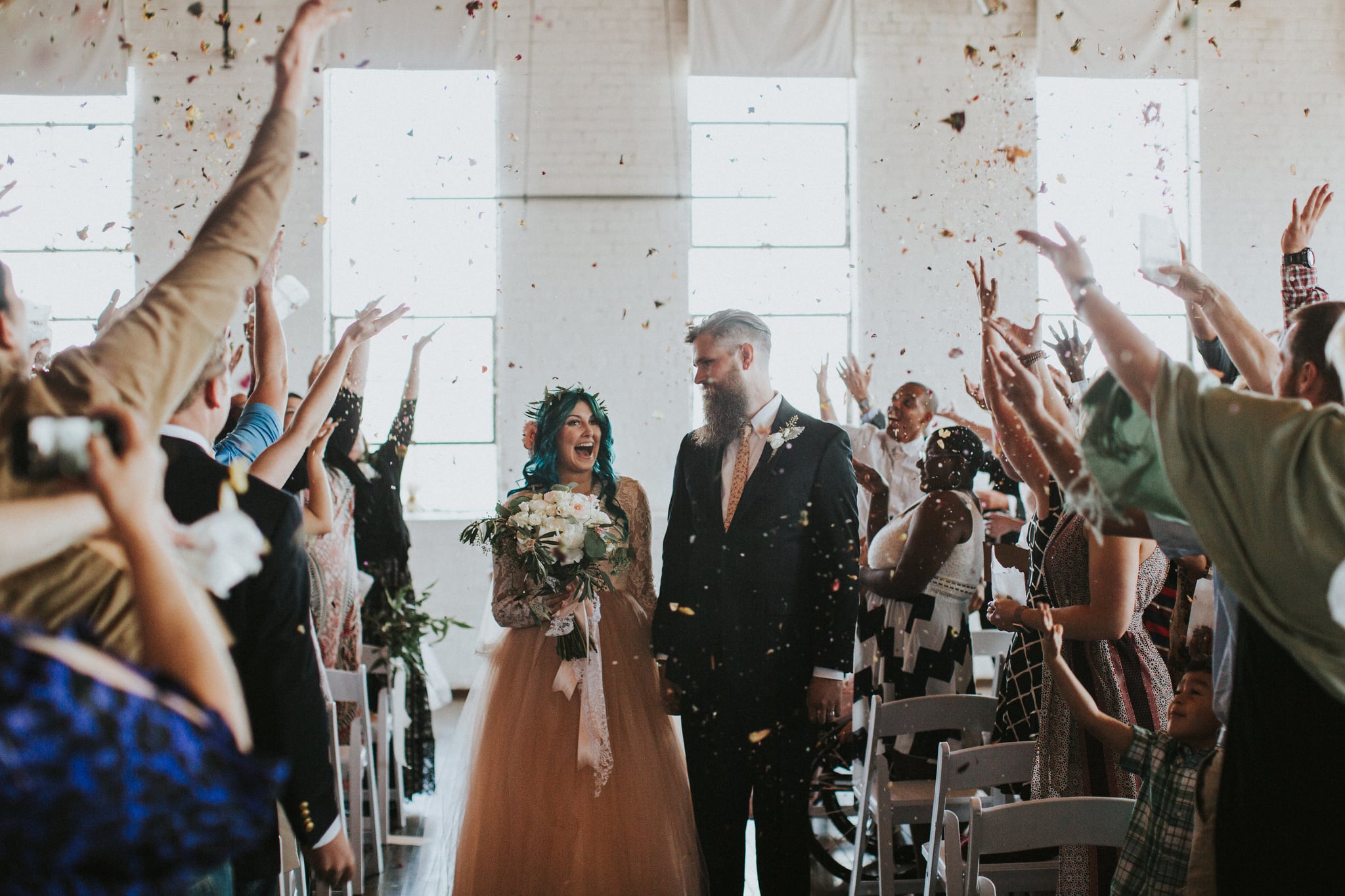 Bride Leaves Wheelchair to Walk Down the Aisle
