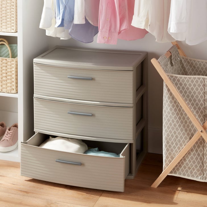 For Clothes and Shoes Brightroom 3Drawer Wide Tower Best Organizers