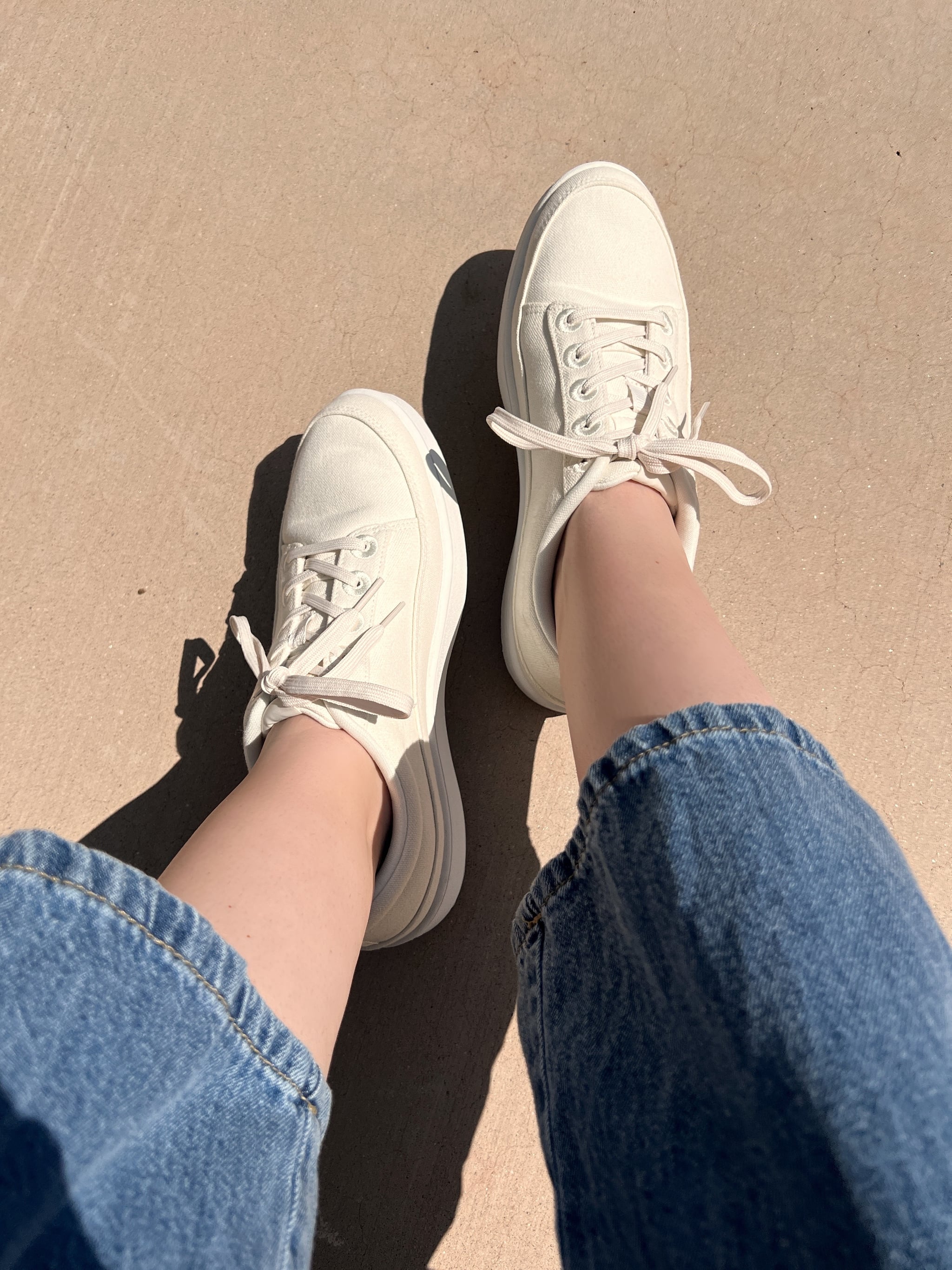 Allbirds Canvas Pacers Sneaker Editor Review | POPSUGAR Fashion UK