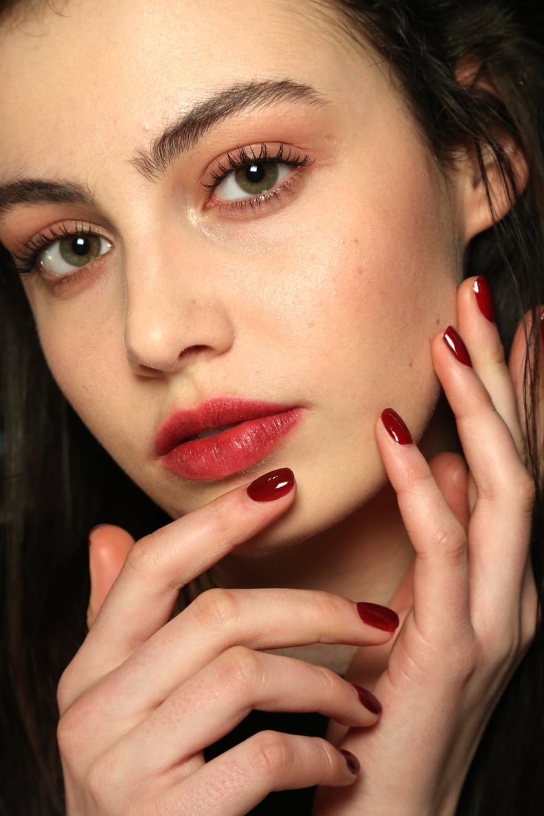 Get a Clean Edge on Your Dark Manicure
