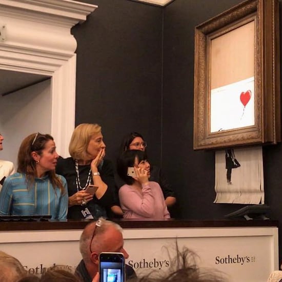 Banksy Painting Self-Destructs October 2018