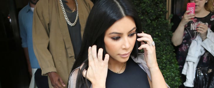 Kim Kardashian's Sheer Dress at Glastonbury
