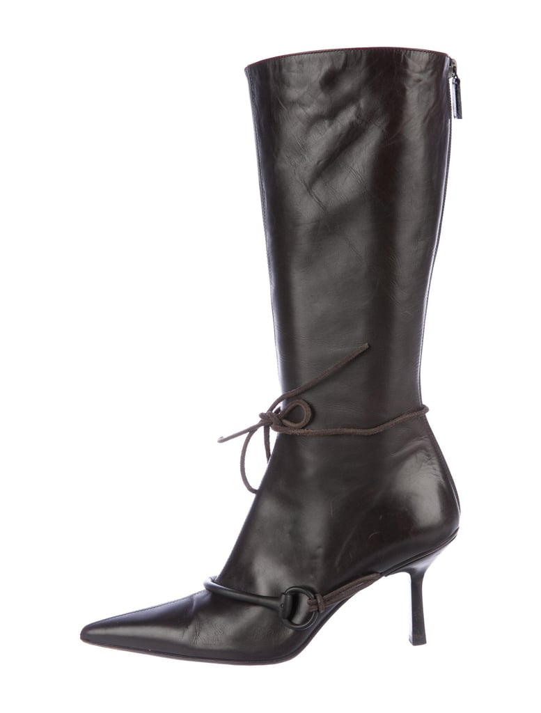 Gucci Horsebit Leather Boots