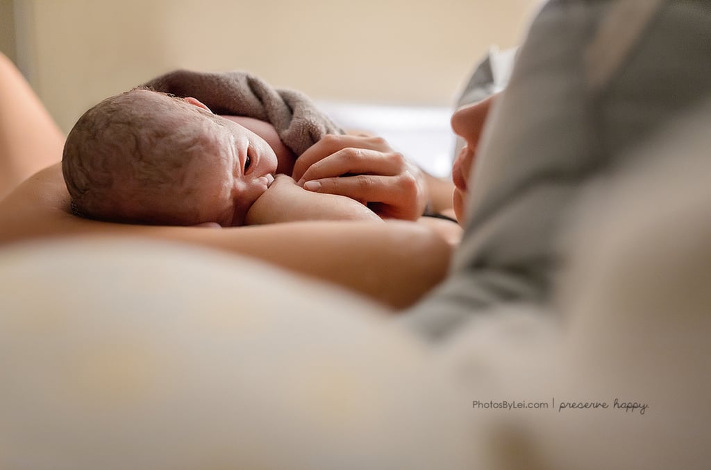 Photos of Moms Breastfeeding For the First Time