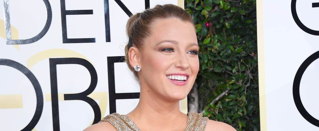 Blake Lively's Versace Dress at Golden Globes 2017