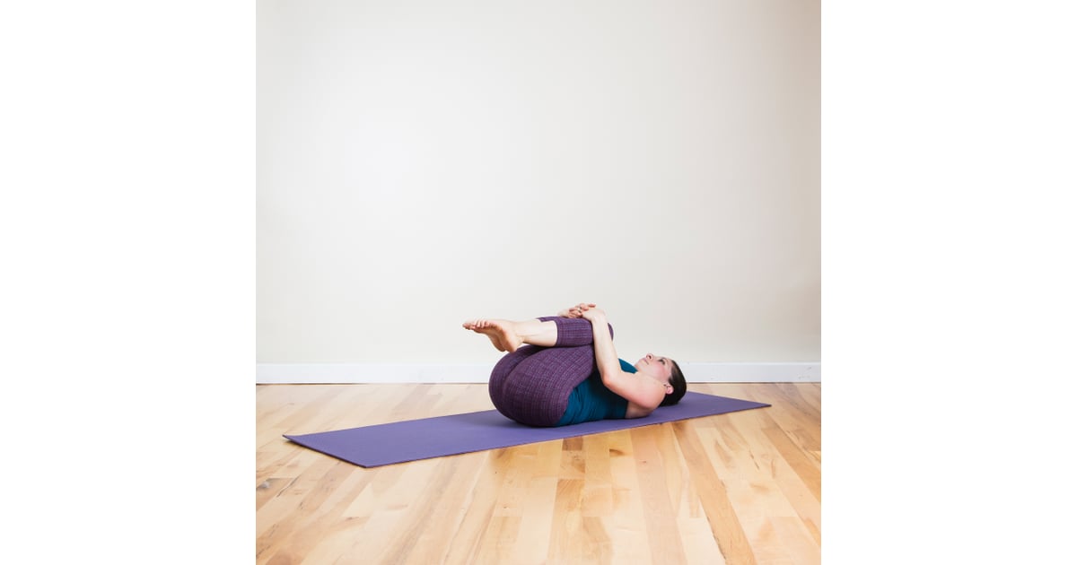 Knees To Chest Best Yoga Poses For Bloating Popsugar Fitness Photo 20
