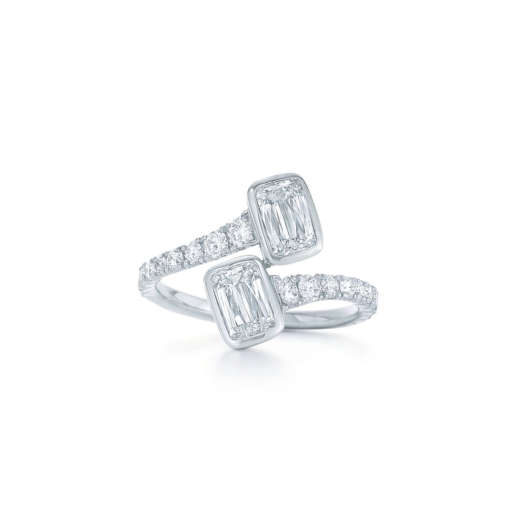 Ashoka diamond ring in platinum