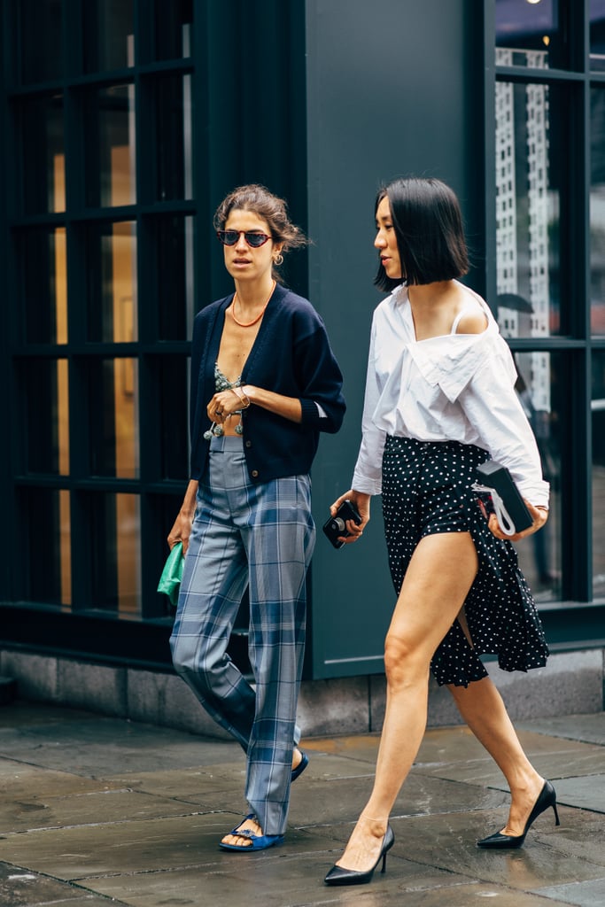 Leandra Medine (left) and Eva Chen (right)