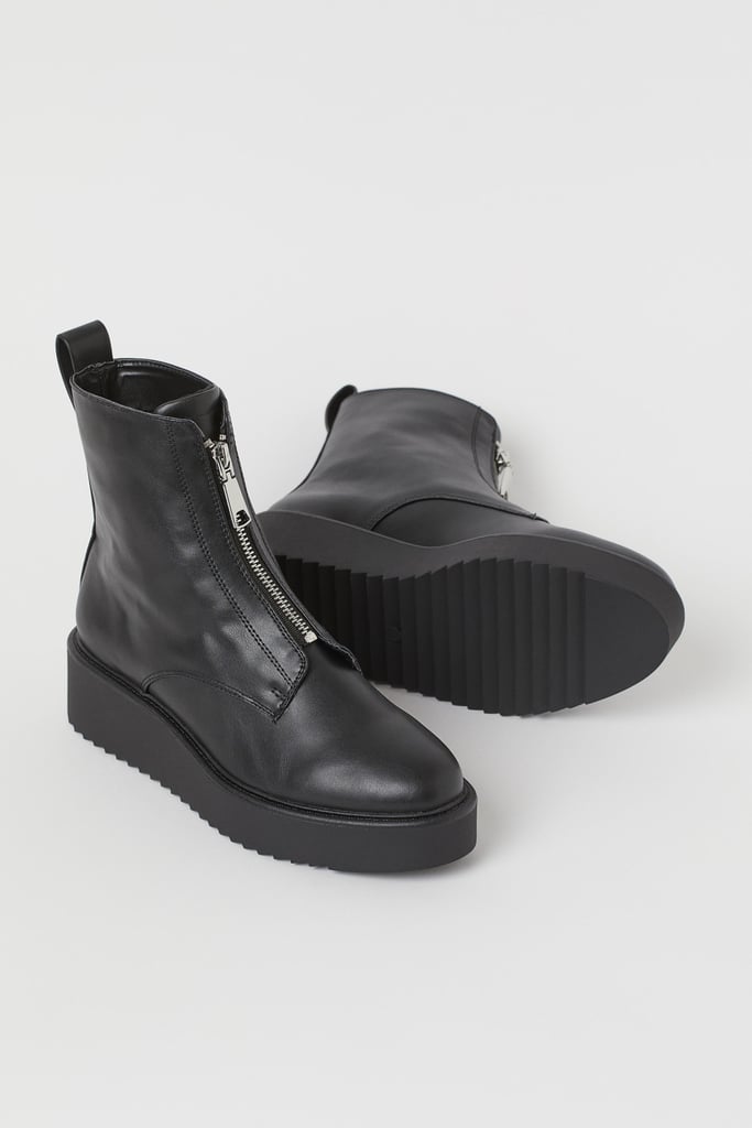 Wedge-Heel Boots