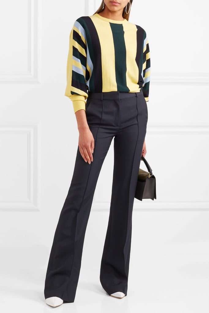 Victoria Beckham Canvas Flared Pants