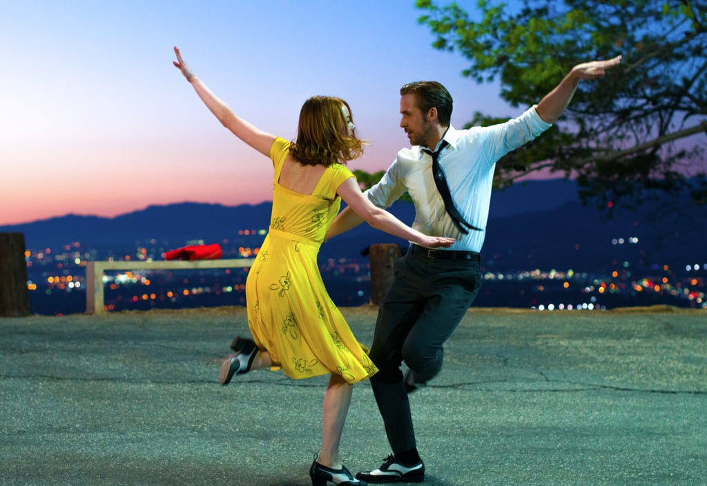 Emma Stone Dressed in Her Yellow La La Land Dress as Mia